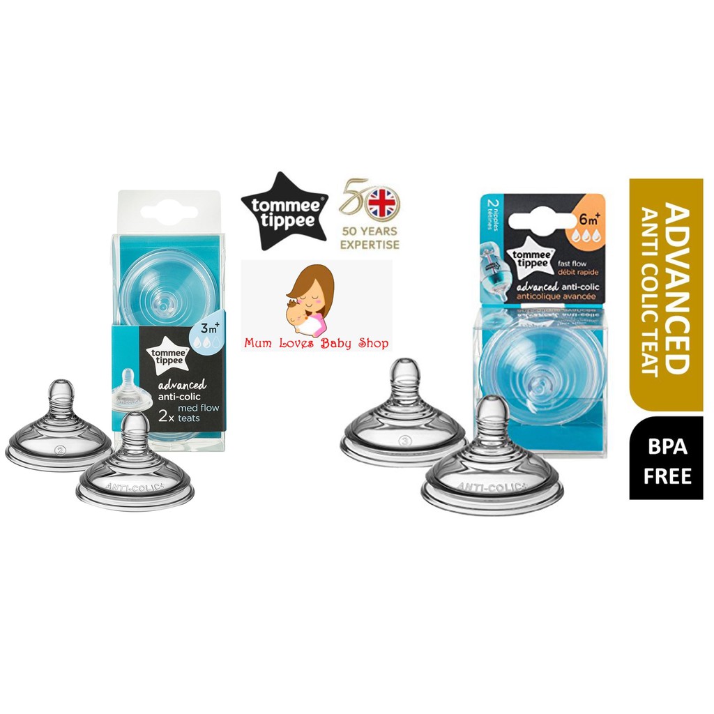 tommee tippee colic teats