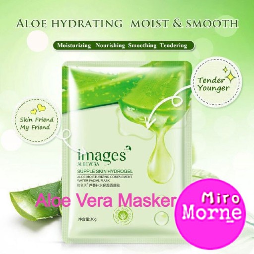 IMAGES Aloe Vera Facial Mask Masker Topeng Muka Aloe Vera Shopee Malaysia