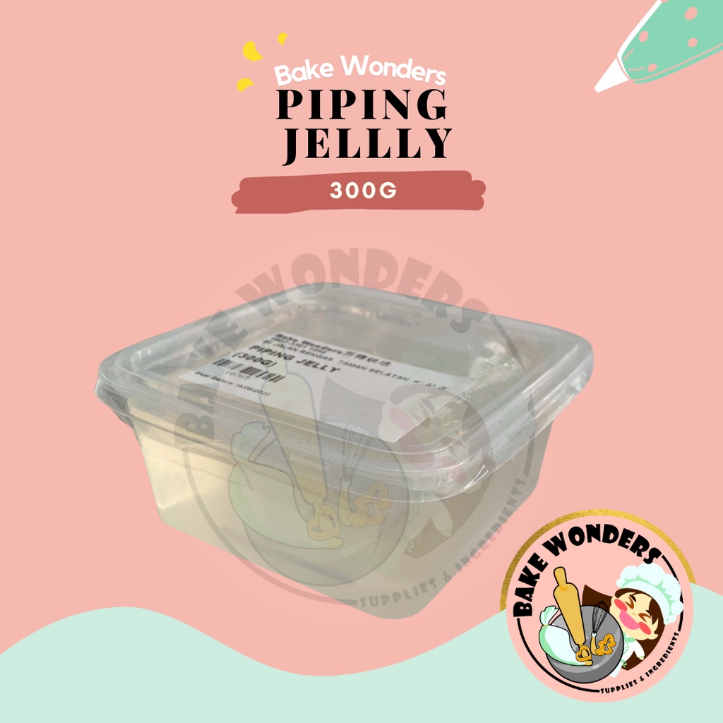 Piping Jelly (300g)/ Piping Gel/SelfPacked/Cake Decoration Jelly/Jelly