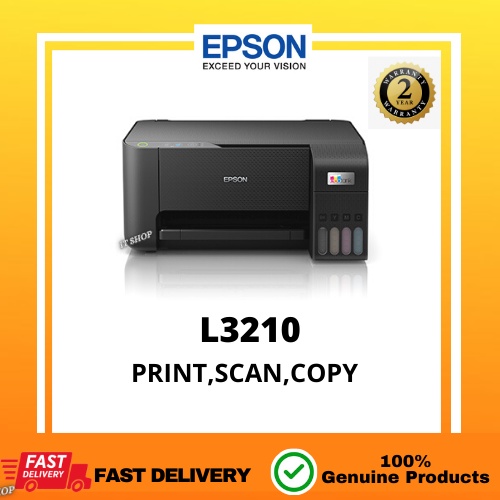 EPSON L3210 3IN1 INKJET PRINTER PRINT,SCAN,COPY Shopee Malaysia