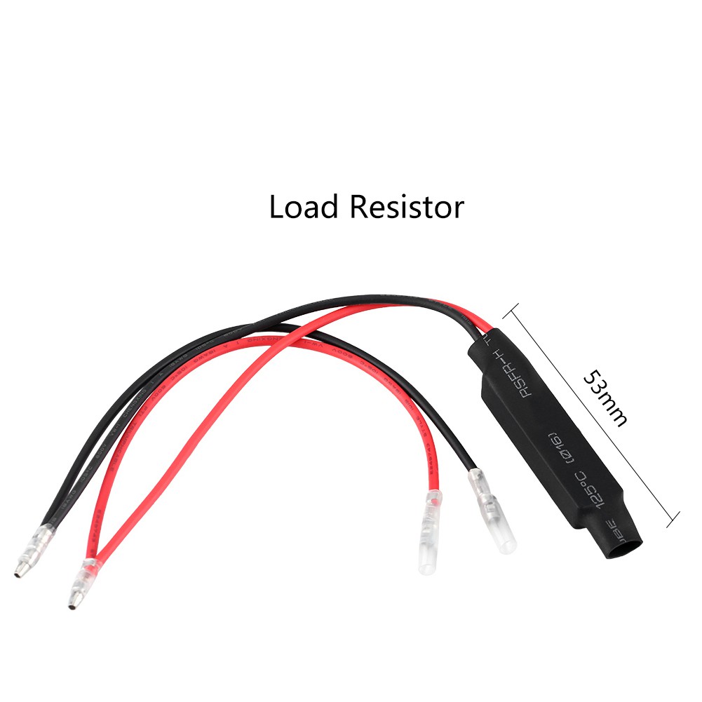 Durable Purpose 2Pcs Motorcycle Turn Signal Indicator LED Load Resistor Flash Blinker Fix Error - Image 5