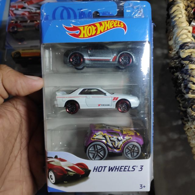 3 pack hot wheels