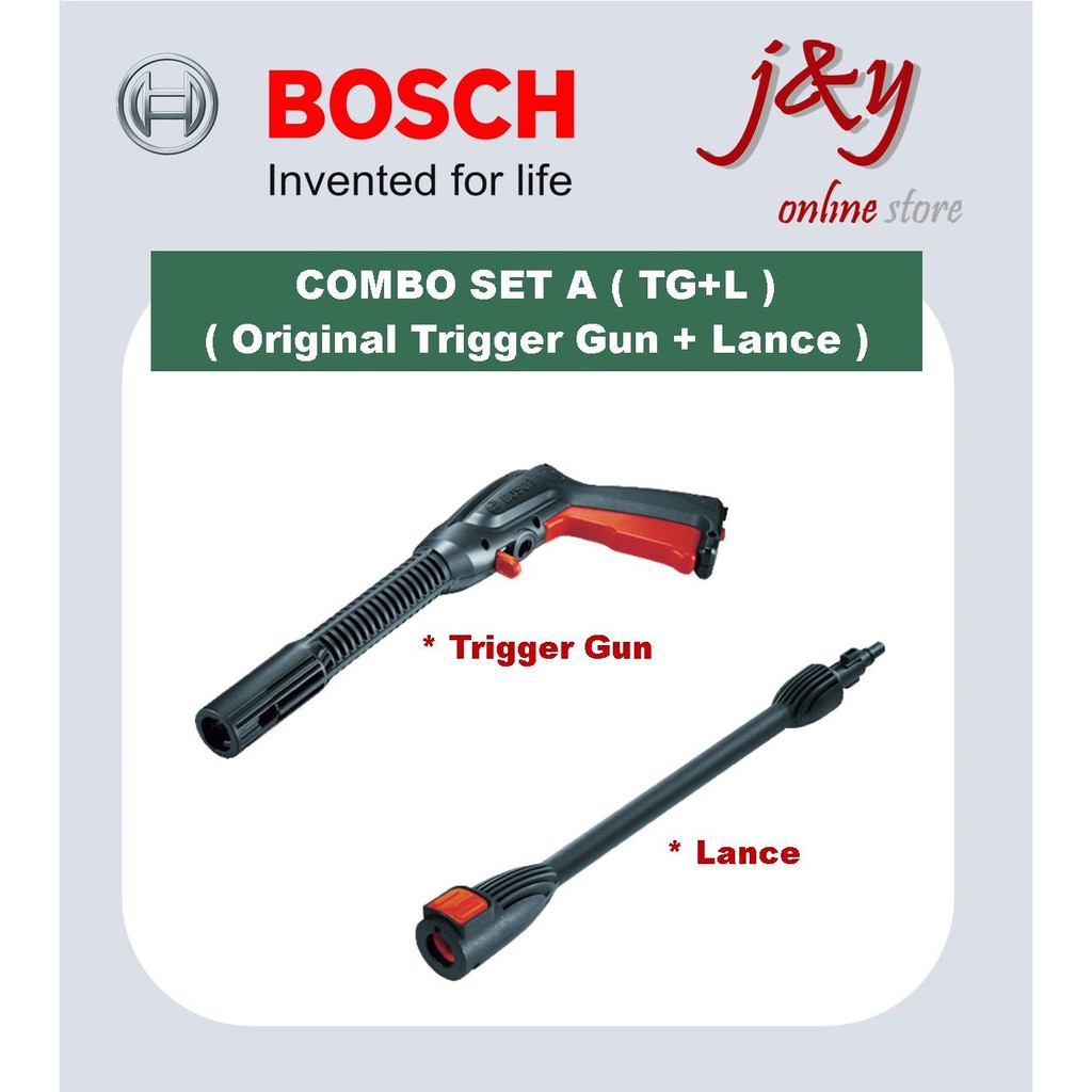 Combo Set Bosch Trigger Gun Lance Vario Nozzle Pressure Hose For