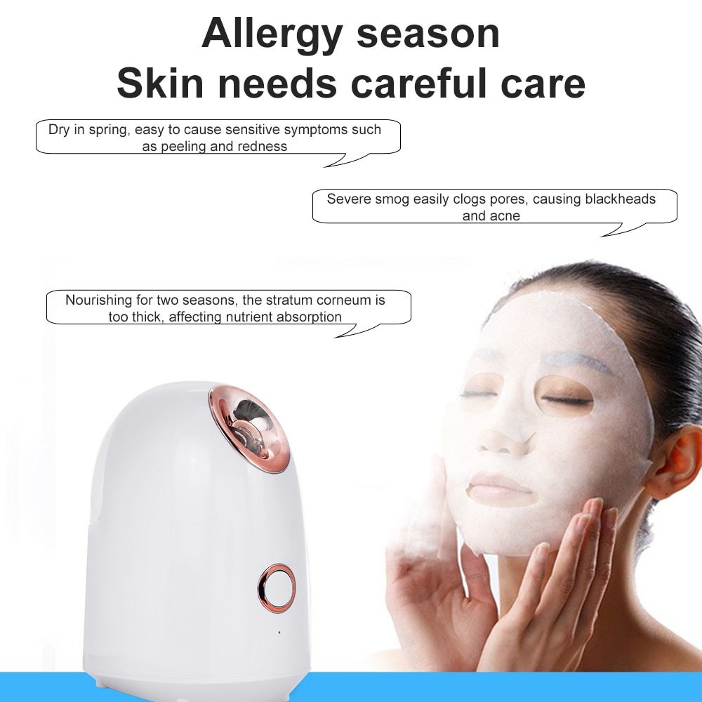 Usb Rechargeable Nano mist sprayer Portable facial mist spray nano spray Home use facial steamer facial humidifier Hot face steamer facial sprayer+ Blackhead Remover Vacuum Pore Cleaner Vacuum Facial Skin Care Acne Vacuum Beauty Tools Face Skin Care Tools