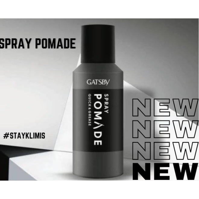 Gatsby Hair Styling Pomade Spray 150ml | Shopee Malaysia