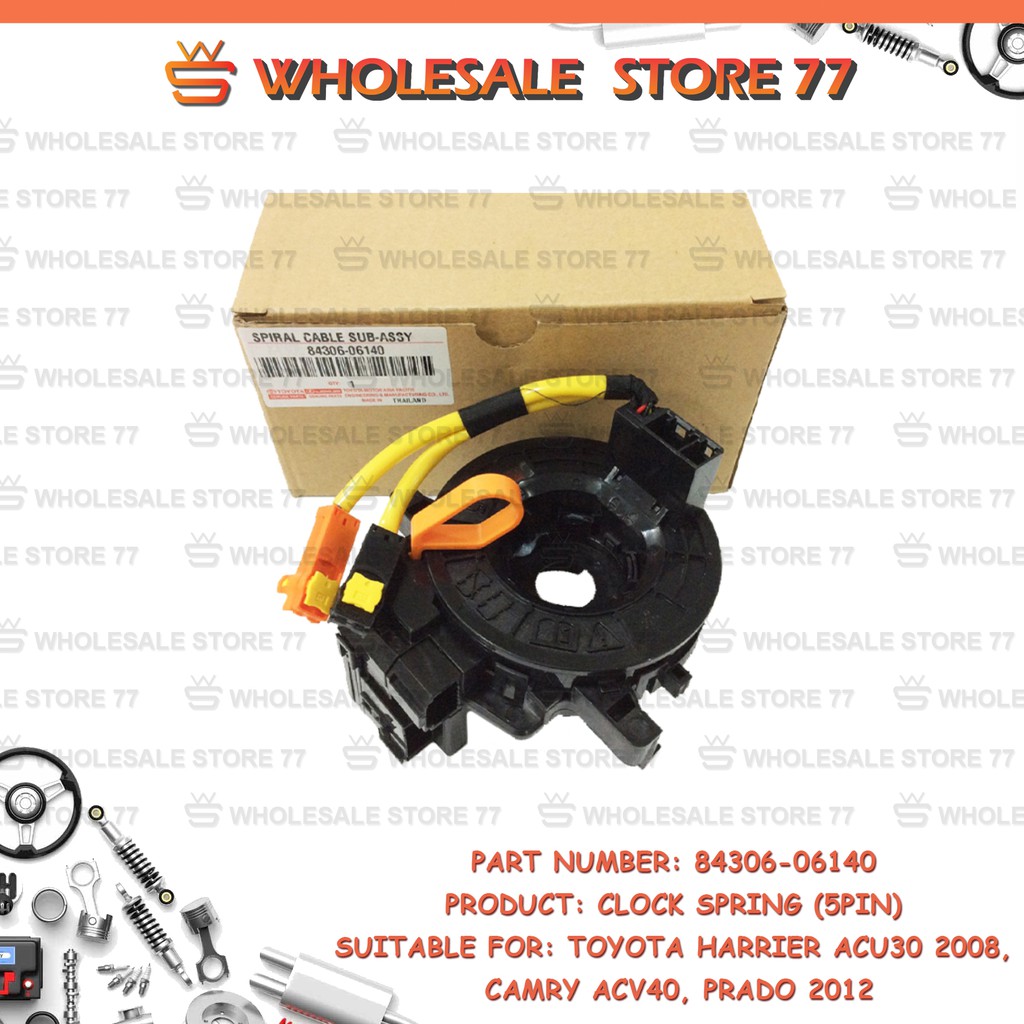Spiral Cable Clock Spring 84306-06140 For Toyota Prius 2004-2014