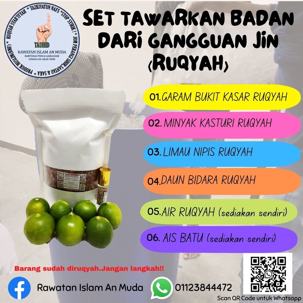 Buy Sihir Saka Santau Tawar Badan Format Badan Dari Gangguan Jin Ruqyah Dengan Cara Rendaman Badan Rawatan Islam An Muda Seetracker Malaysia