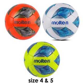 Ready Stock # Molten F4A1711 F5A1711 Size 4 & 5 Football Soccer Ball Futsal Bola Sepak Ukuran 4 & 5