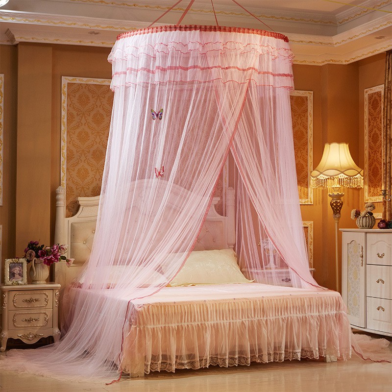 Palace Style Hanging Mosquito Net Lace Princess Nets Large Dome Kelambu ...