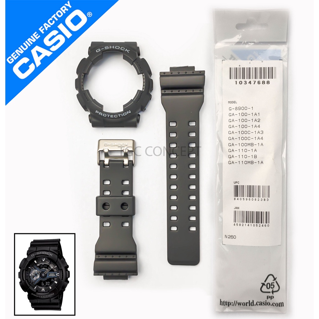 ORIGINAL BAND & BEZEL REPLACEMENT PARTS FOR GSHOCK WATCH GA1101B
