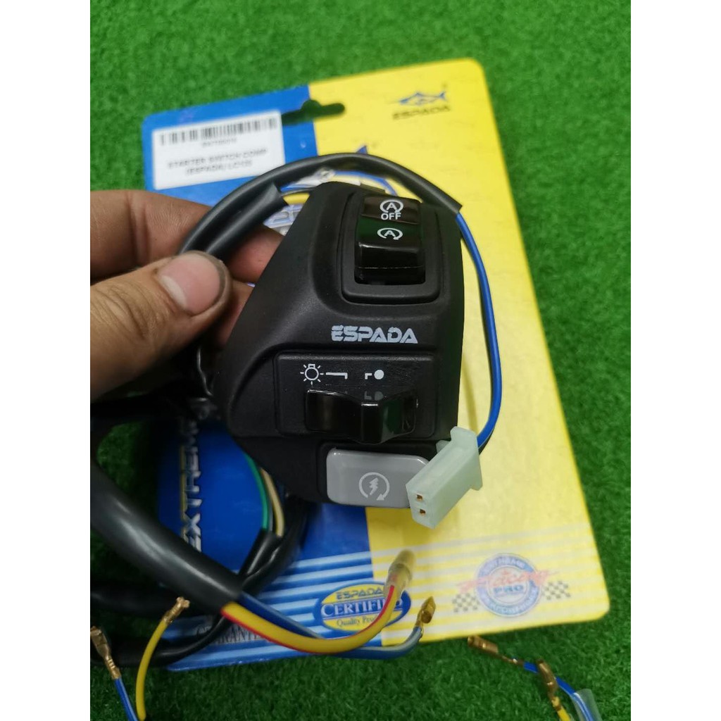 Suis Nvx Espada Starter Switch Lc135 On Off Light Kill Switch Pnp Shopee Malaysia