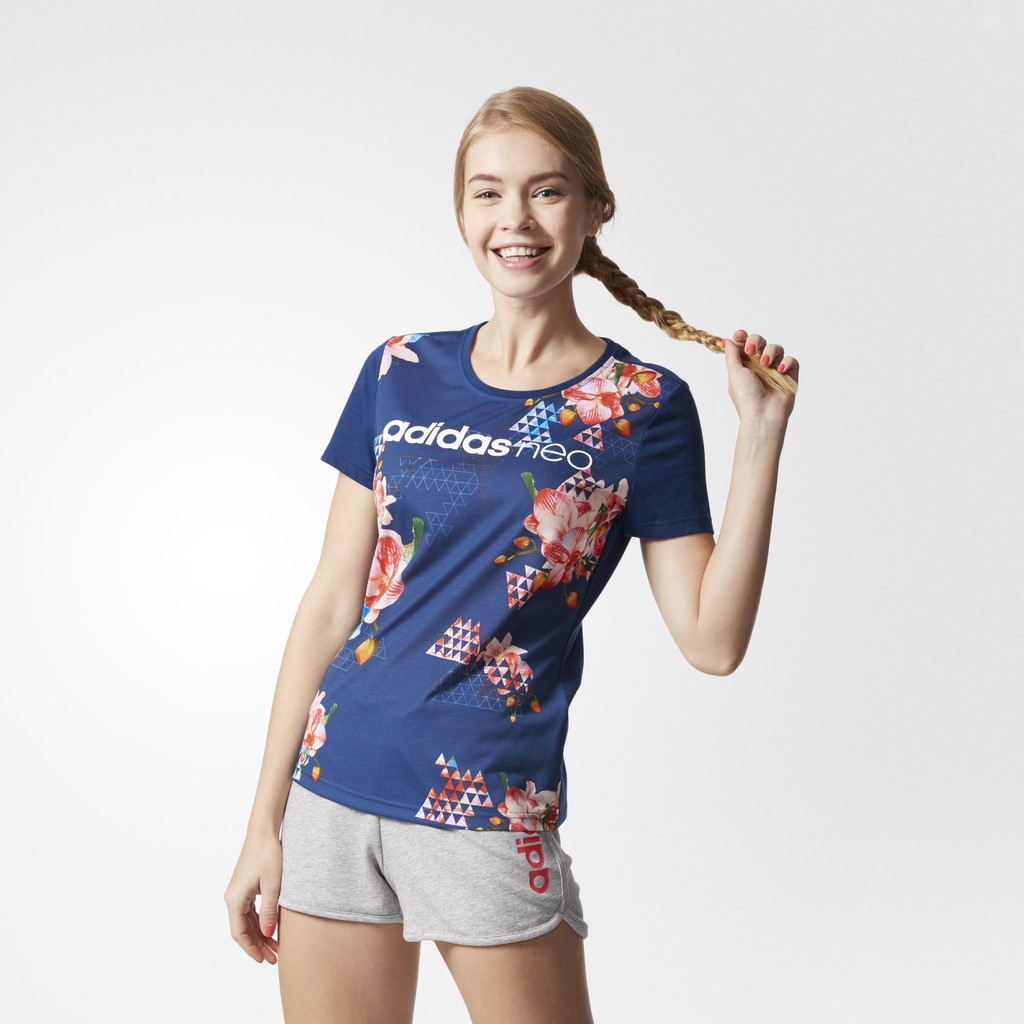 adidas flower tee