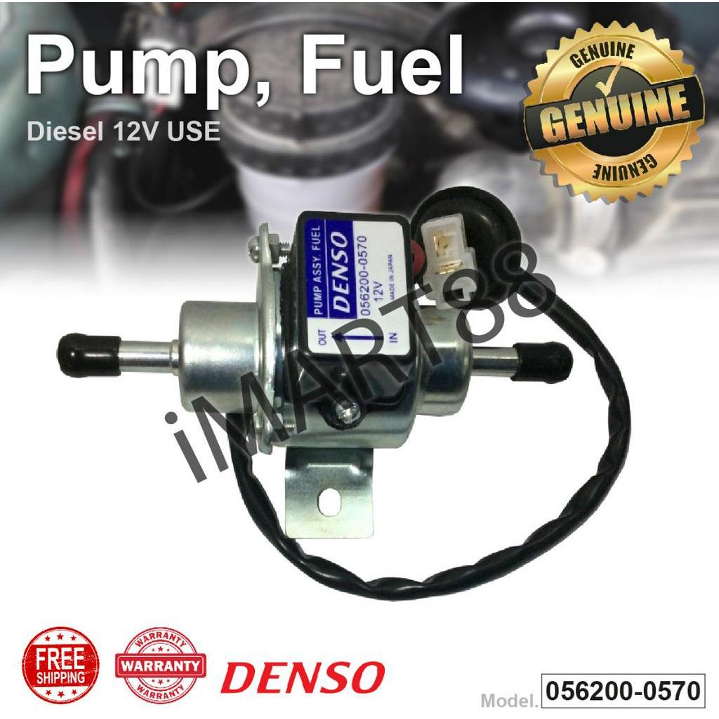 Original Denso Electric Fuel Pump Gasoline Inline Petrol Pam Diesel Proton Saga Wira Toyota Lori Van Kancil Rusa Hijet