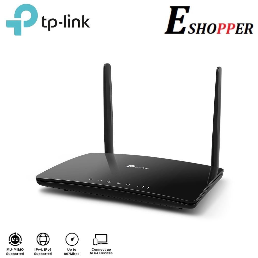 Tp-link Archer Mr500 4g+ Cat6 Ac1200 Wireless Dual Band Gigabit Router 