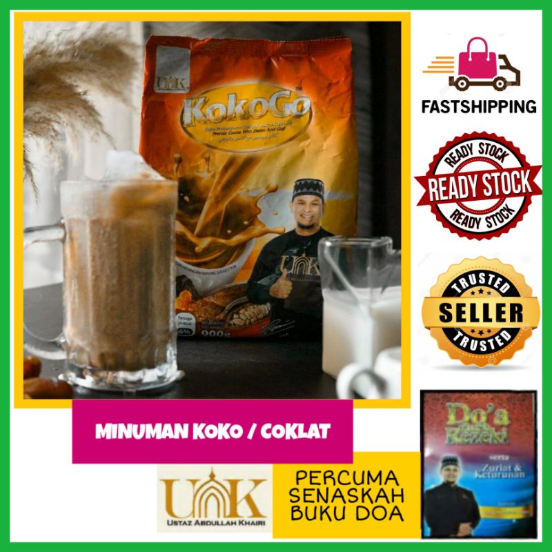 Minuman coklat / koko | KOKOGO Dengan Ekstrak Goji By Ustz Abdullah Khairi (Tanpa GULA PUTIH)