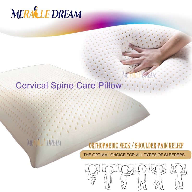 Pillow Cervical Spine Care Ultra Comfort Latex Feel Pillow High