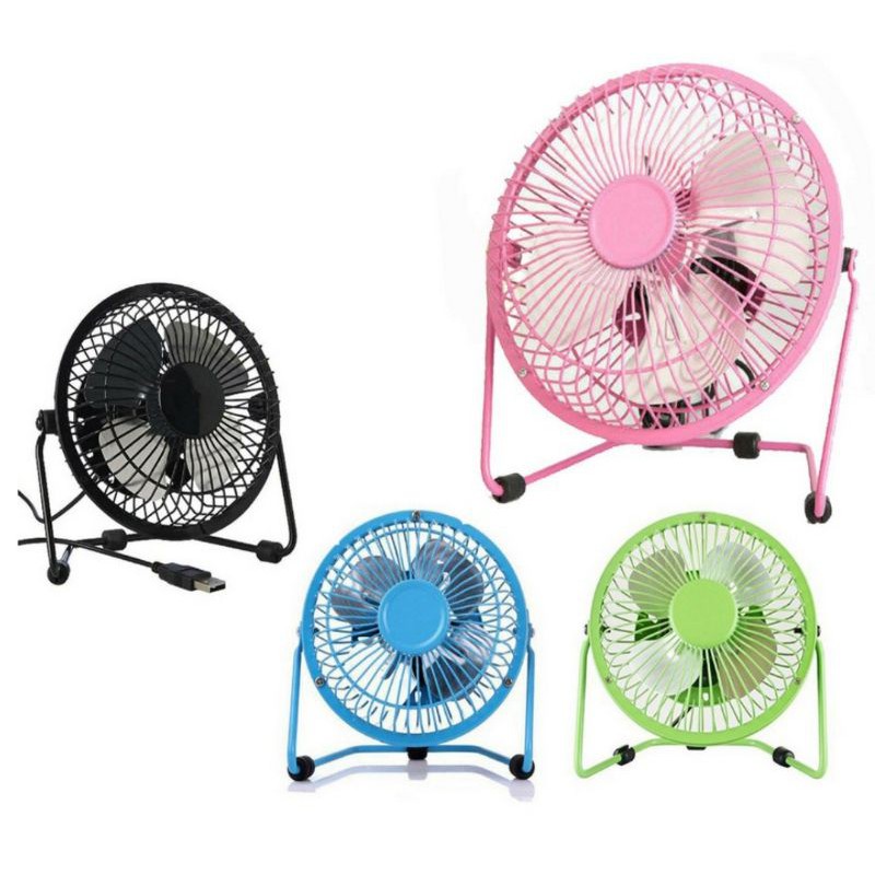 USB Metal Fan 6" Use USB mode or Power Bank Shopee Malaysia
