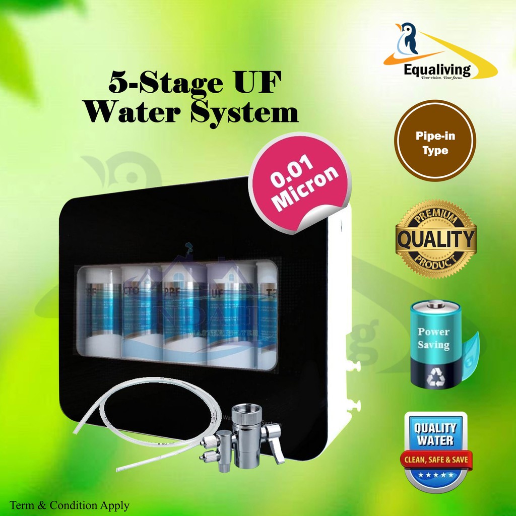 INDAH 5 Stage Ultra Membrane UF Membrane Water Purifier Home Drinking