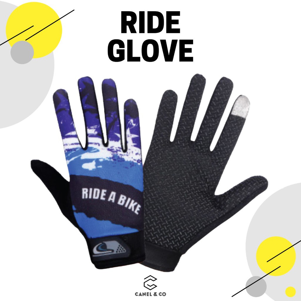 CANEL&CO Touch Screen Sarung Tangan Motor Racing Hand Gloves Biker Cycling Glove Motosikal Motorcycle Hiking 093