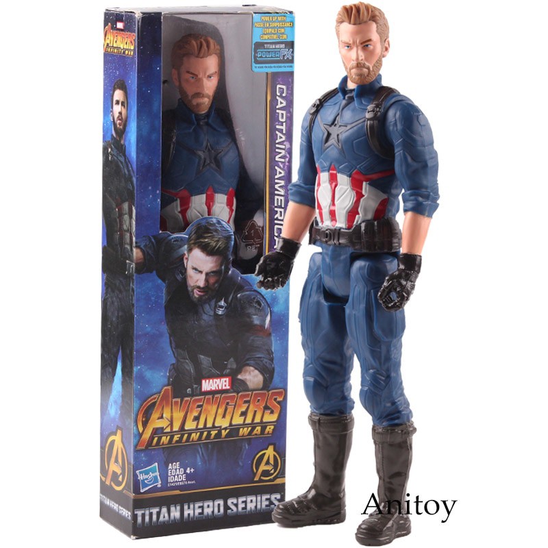 Marvel Avengers Infinity War Titan Hero Series Captain America Action Figure Toyboutique - ultraman zero strongcorona mode roblox