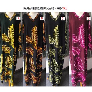 KAFTAN 100 COTTON  KAFTAN BATIK  TERENGGANU  BAJU  KELAWAR 