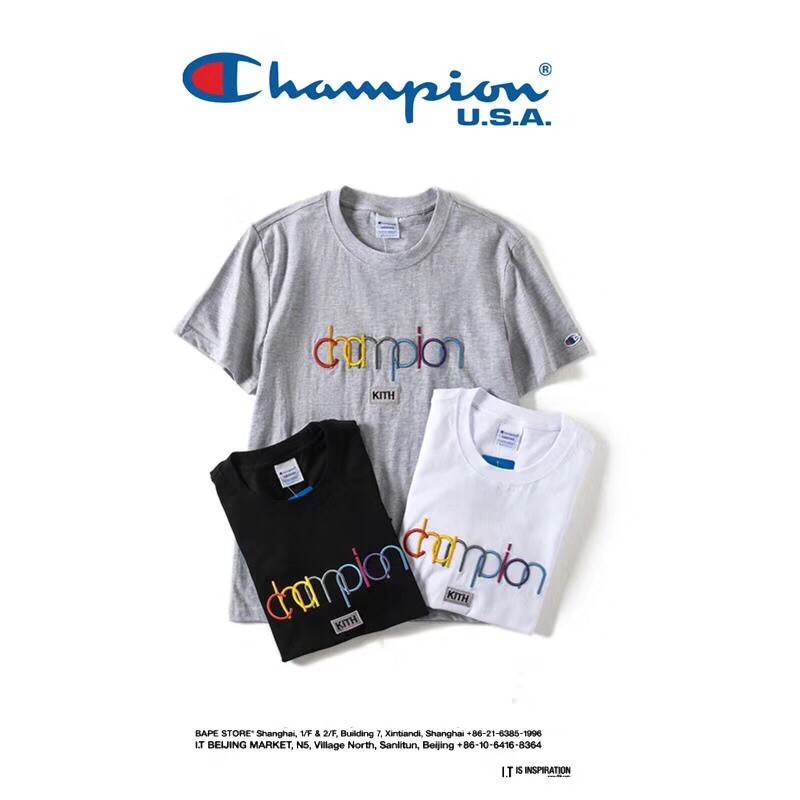 champion kith tee