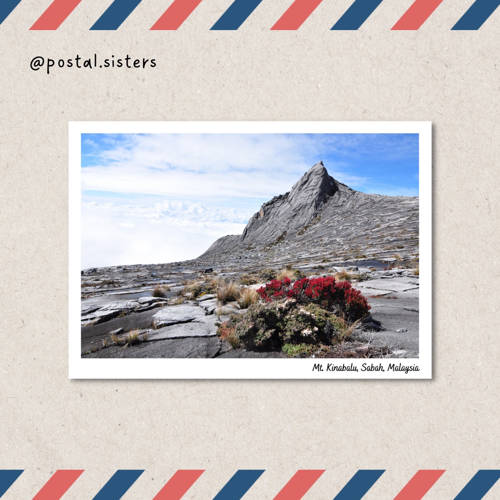 Postcard Malaysia Mt. Kinabalu Sabah Malaysia A6 Post Card Malaysia