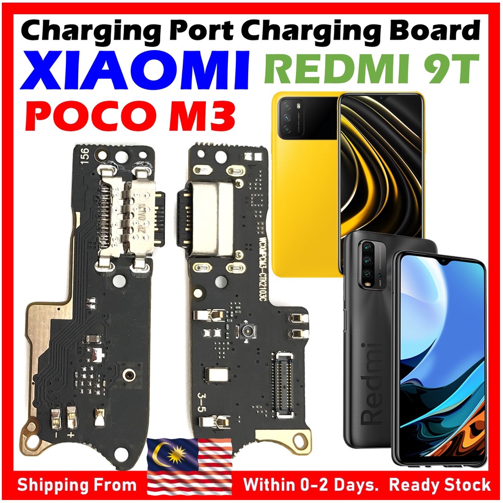 Orl Ngs Brand Charging Port Charging Board Compatible For Xiaomi Poco M3 Xiaomi Redmi 9t With 9289