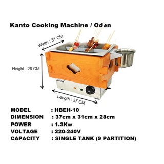 [MY KITCHEN] Homelux HBEH-10 Single Electric Oden Cooker 9 Holes Design ...