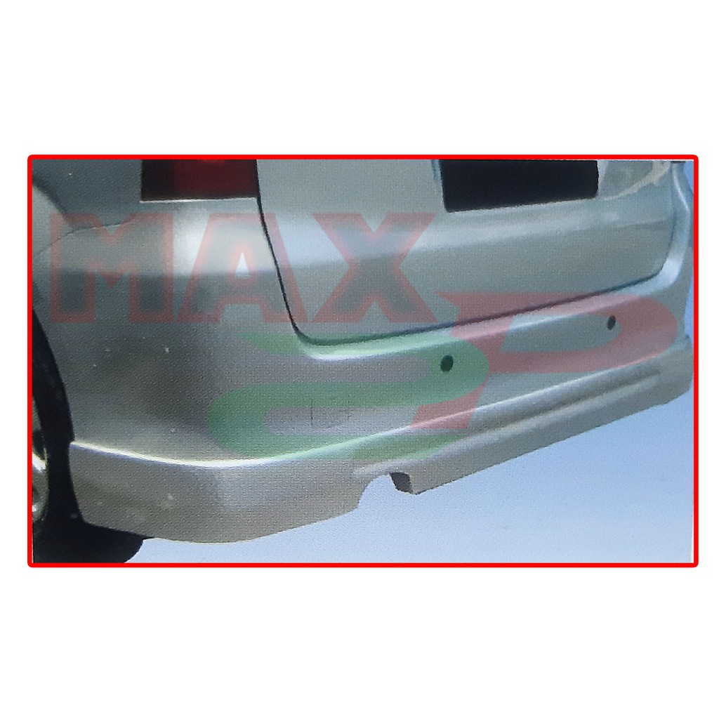 Toyota Avanza Sporty Style Rear Back Skirt Lower Lip Spoiler Fiberglass ...