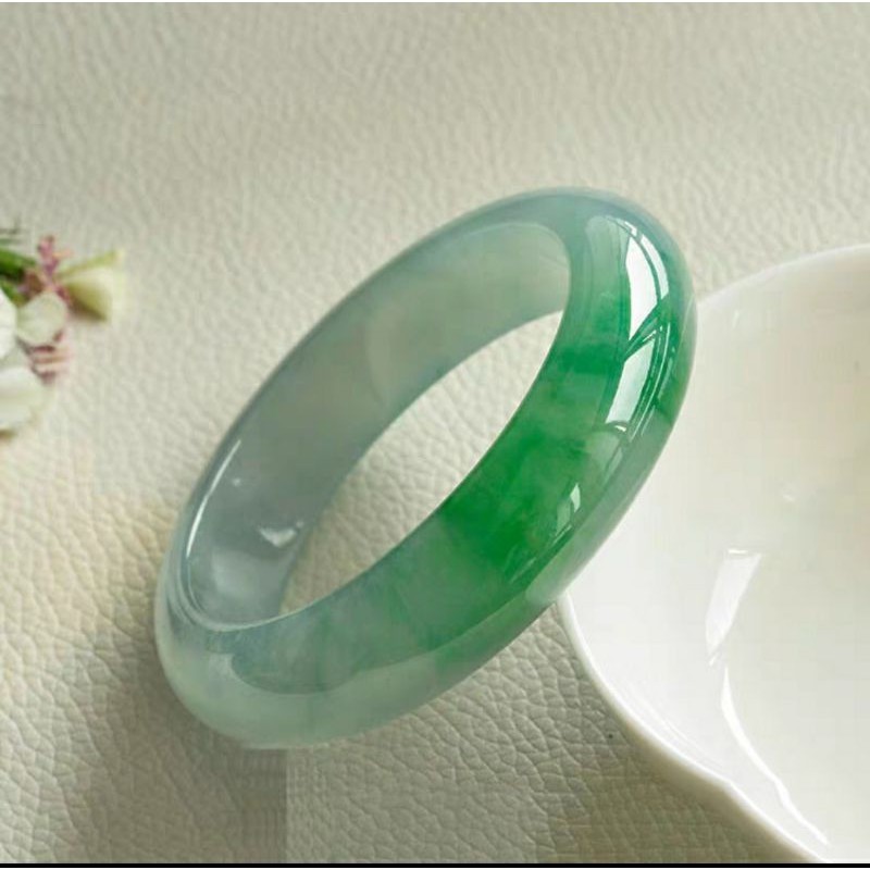 🔮Jade Bracelet 天然缅甸翡翠玉髓手镯冰种翡翠冰糯翡翠老坑玻璃种翡翠