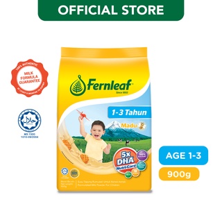 Image of Fernleaf Milk Powder for Children 1 - 3 years Honey (900g)