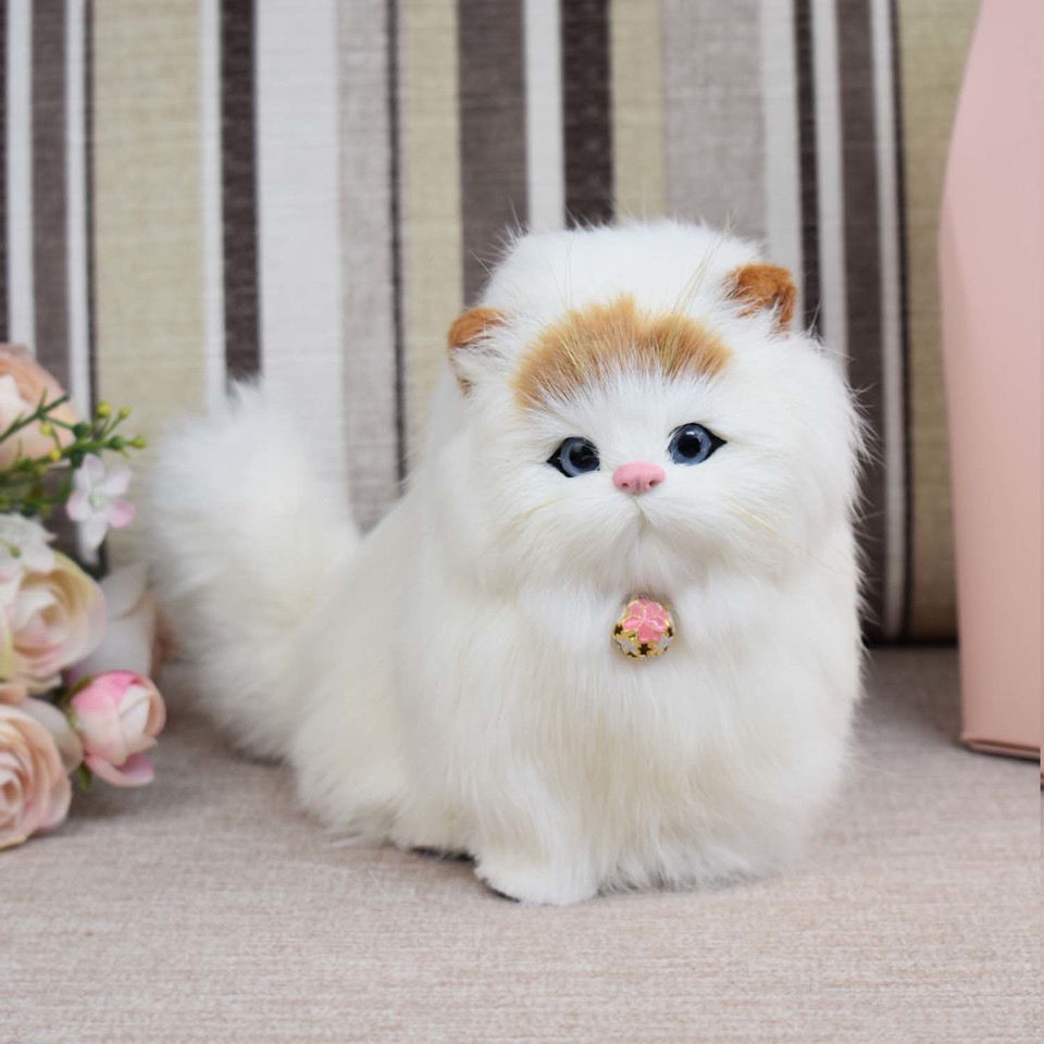 ❆◘✓u003e Boneka kucing simulasi akan dipanggil hiasan anak kucing 