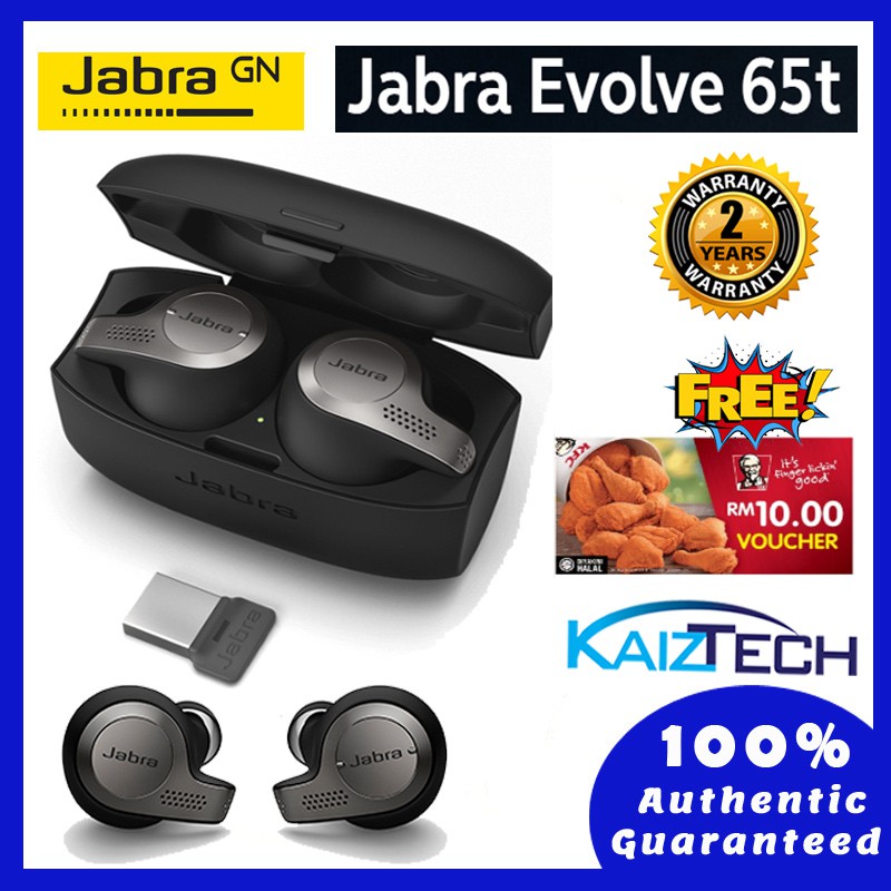 jabra evolve 65t titanium black link 370 ms