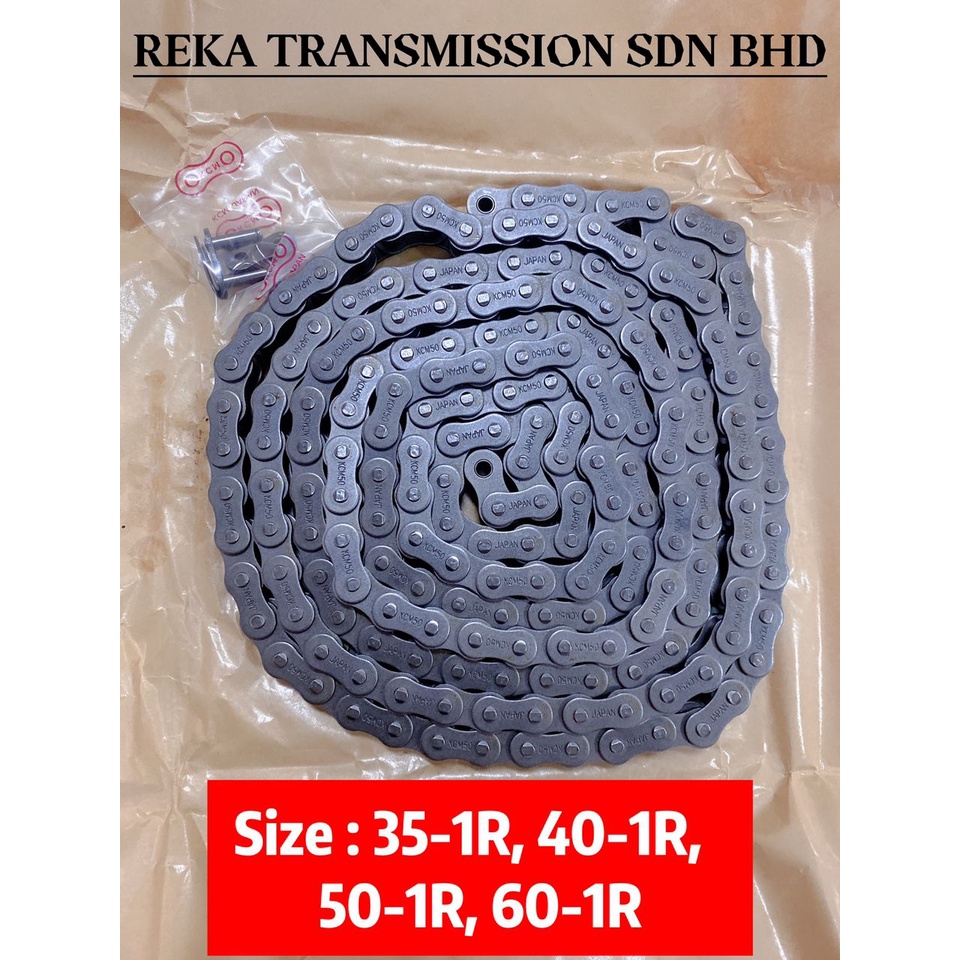 KCM ROLLER CHAIN 351R / 401R / 501R / 601R INDUSTRIAL CHAIN *MADE