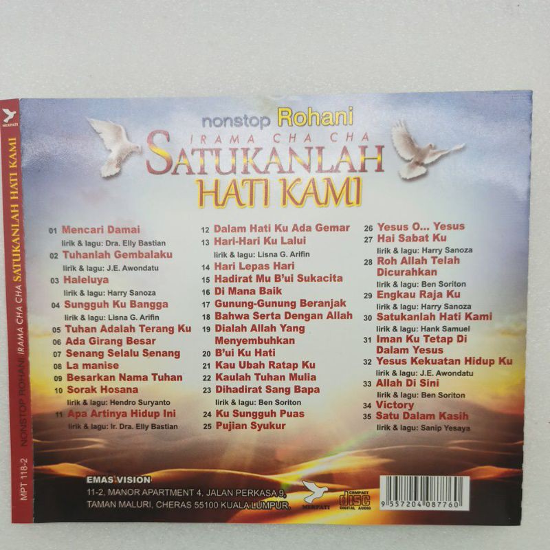 Lagu Rohani Nonstop Cd Shopee Malaysia