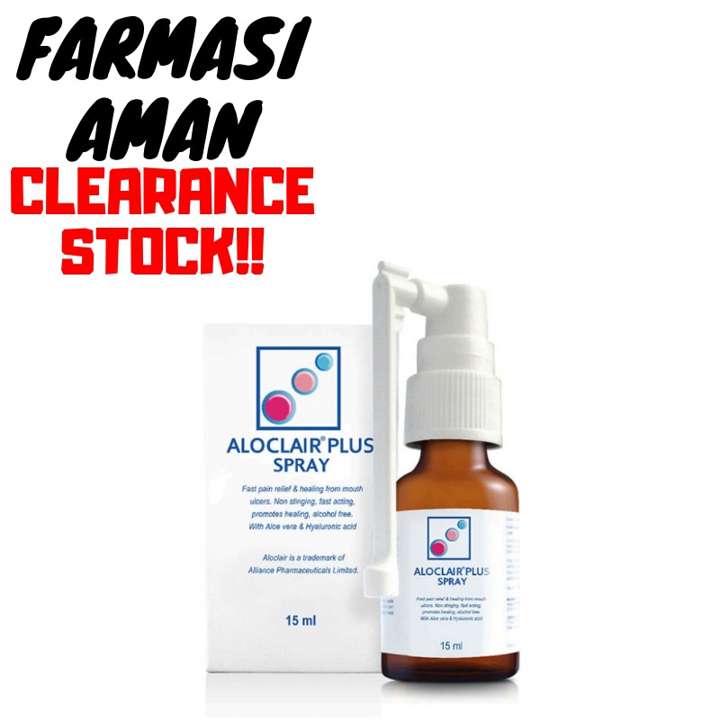 Aloclair Plus Spray 15ml Shopee Malaysia