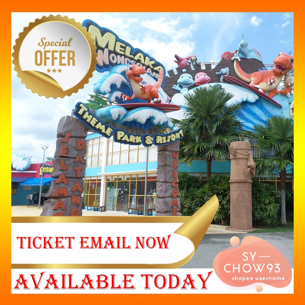 (TICKET EMAIL NOW) Melaka Wonderland Eticket