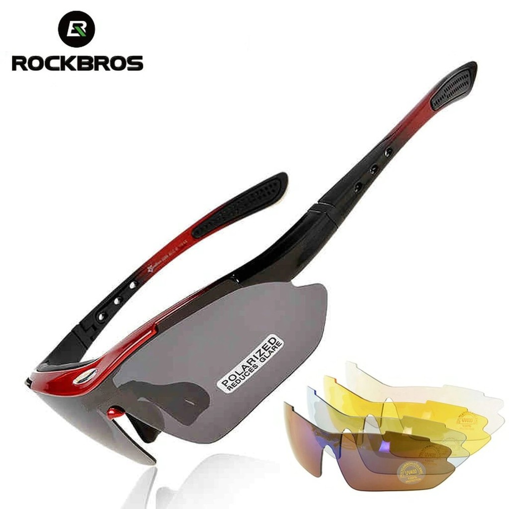 Rockbros Cycling Sunglasses Polarized - 5 in 1 Sunglasses  Eyewear 