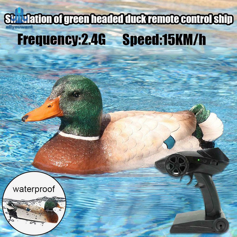 Details about   Flytec V201 RC Duck Boat 2.4Ghz Hunting Motion for Pool Toy w/2 Battery 15KM/H