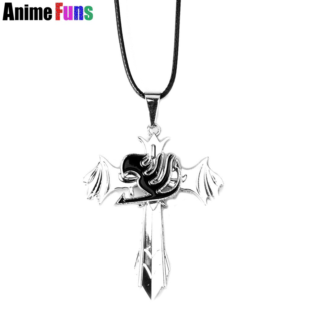 Anime Fairy Tail Cosplay Alloy Stainless Necklace Charm Pendant Cosplay Gift