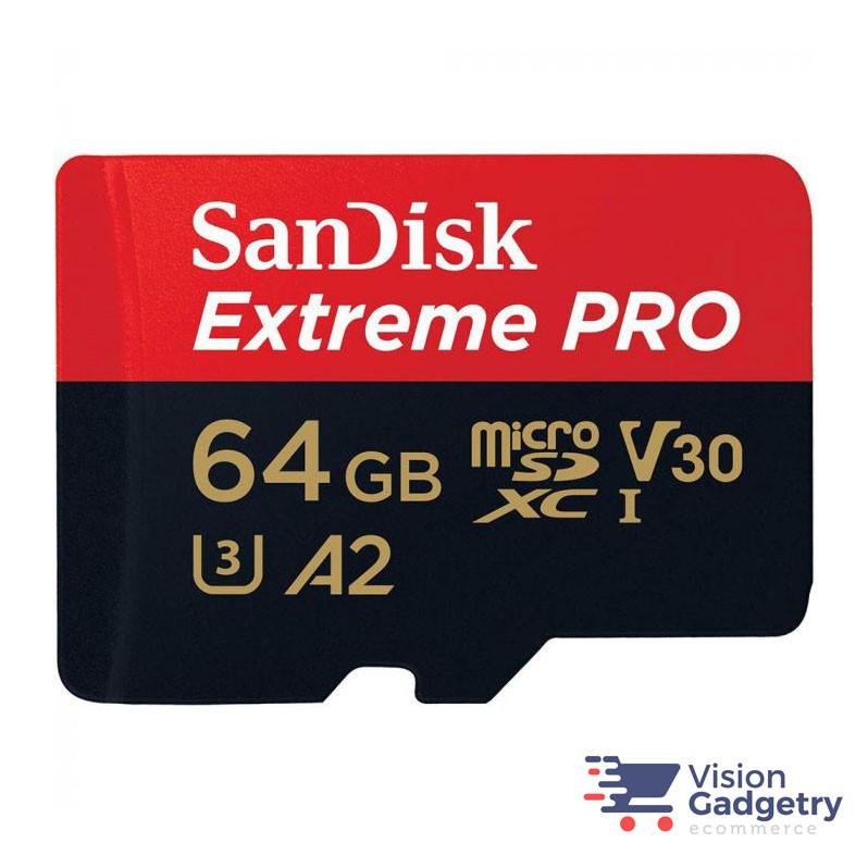 SanDisk Extreme Pro Class 10 Micro SD Card 4K A2 (200MBS/100MBS/32GB