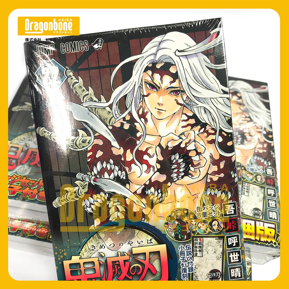 Dragonbone Demon Slayer Kimetsu No Yaiba Vol 22 Manga Book Limited In 8pins Special Booklet Japan Ver Shopee Malaysia