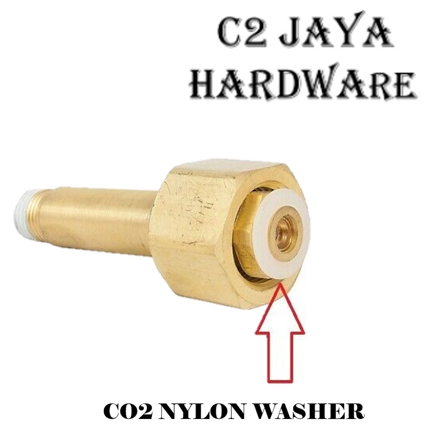 CO2 Regulator Solenoid washer / CO2 Nylon Washer Shopee Malaysia