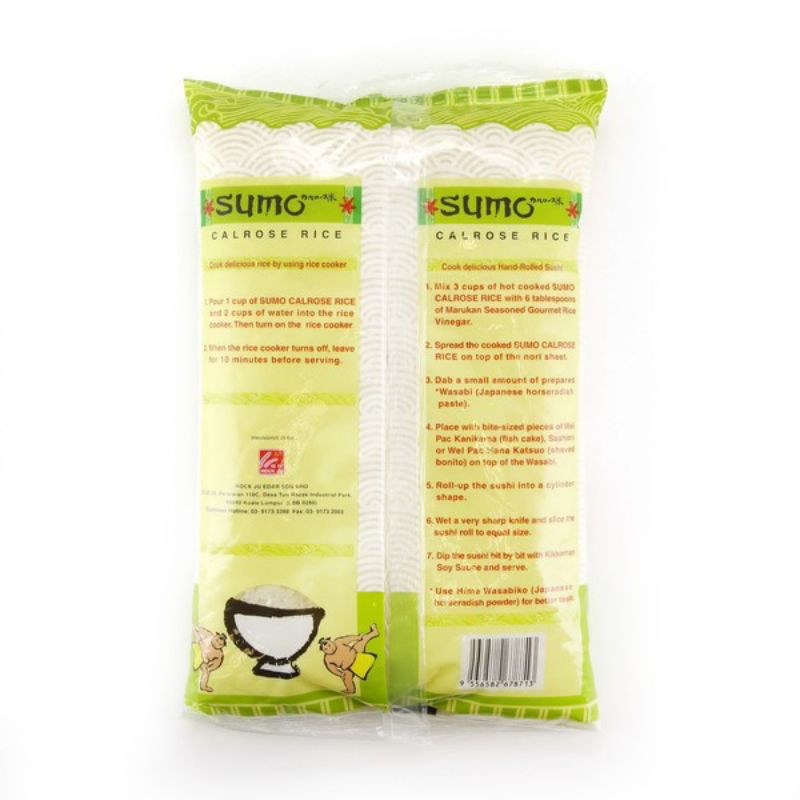 Buy M0002 Ready Stock Sumo Calrose Rice Sushi 0 1kg Sumo Beras Sushi Seetracker Malaysia