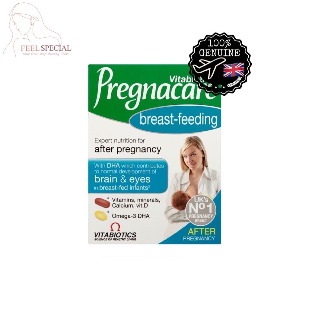 Kl Ready Stock Vitabiotics Pregnacare Breast Feeding 56 Tablets 28 Capsules Dual Pack Exp 23 Shopee Malaysia