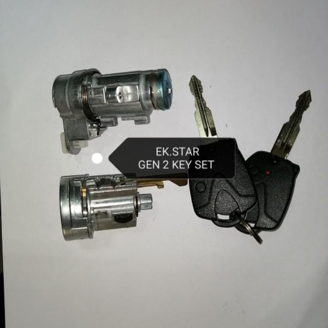 Proton Gen 2 Key Set With Started Key Switch Gen 2 Pintu Kunci Set Shopee Malaysia