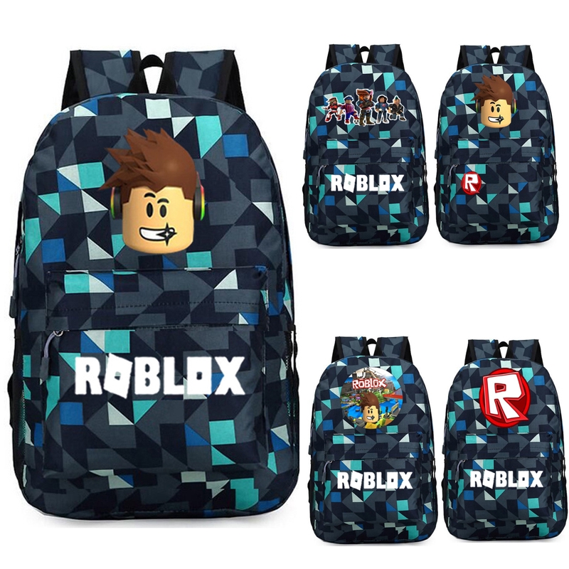 Game Roblox Backpack Kids School Bag Students Boys Bookbag Travelbag Game - roblox backpack schoolbag book bag bag pack handbag travelbag