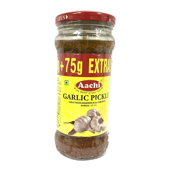 Exp Oct'22 Aachi Garlic Pickle 300g+75g (Acar Bawang Putih) | Shopee ...