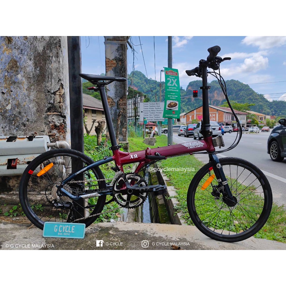 Crossmac X9 2 Folding Bike 451 Shimano 105 R7000 2x11 Speed Shopee Malaysia